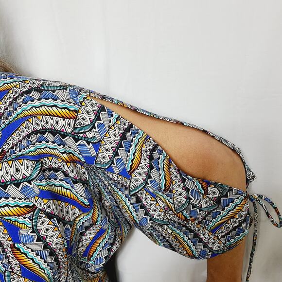 Vintage 90s Maggy London Women's Jersey Dress, Size 10 PRE-OWNED - Picture 4 of 7